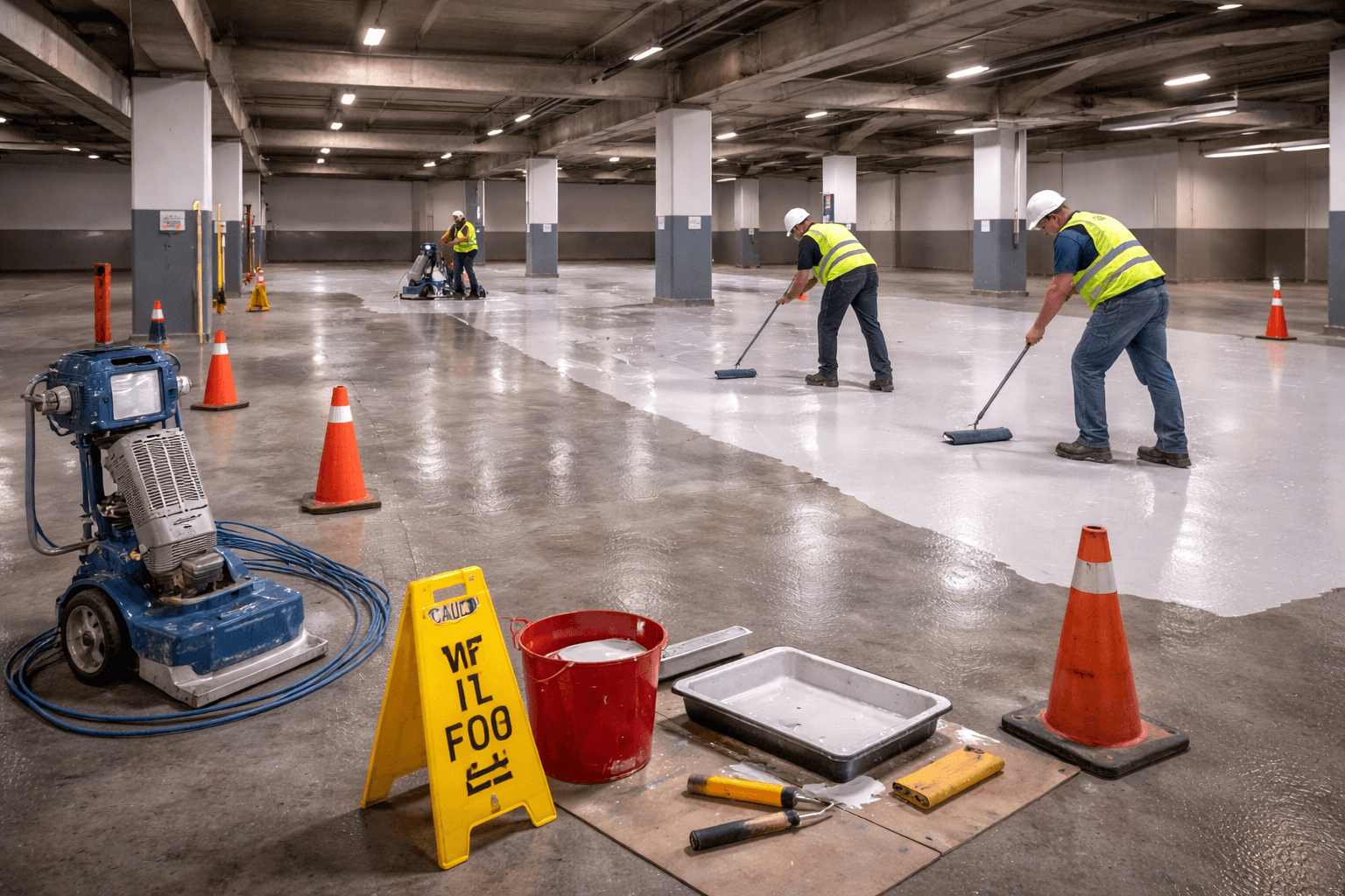 Commercial Parking Floor