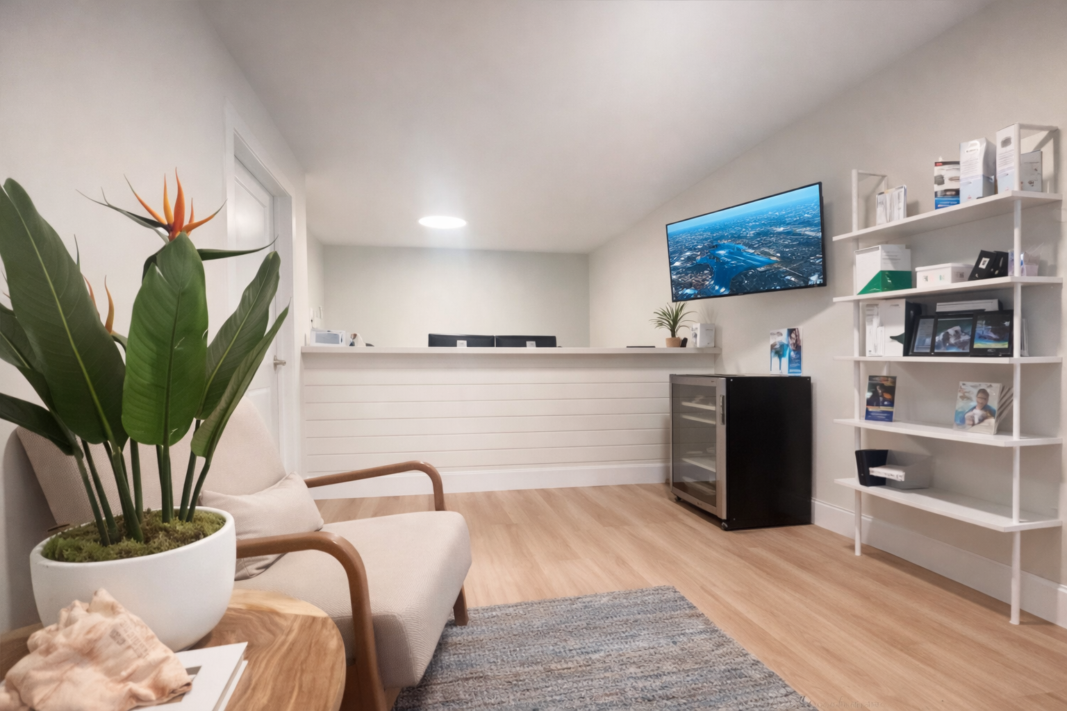 Reception office renovation